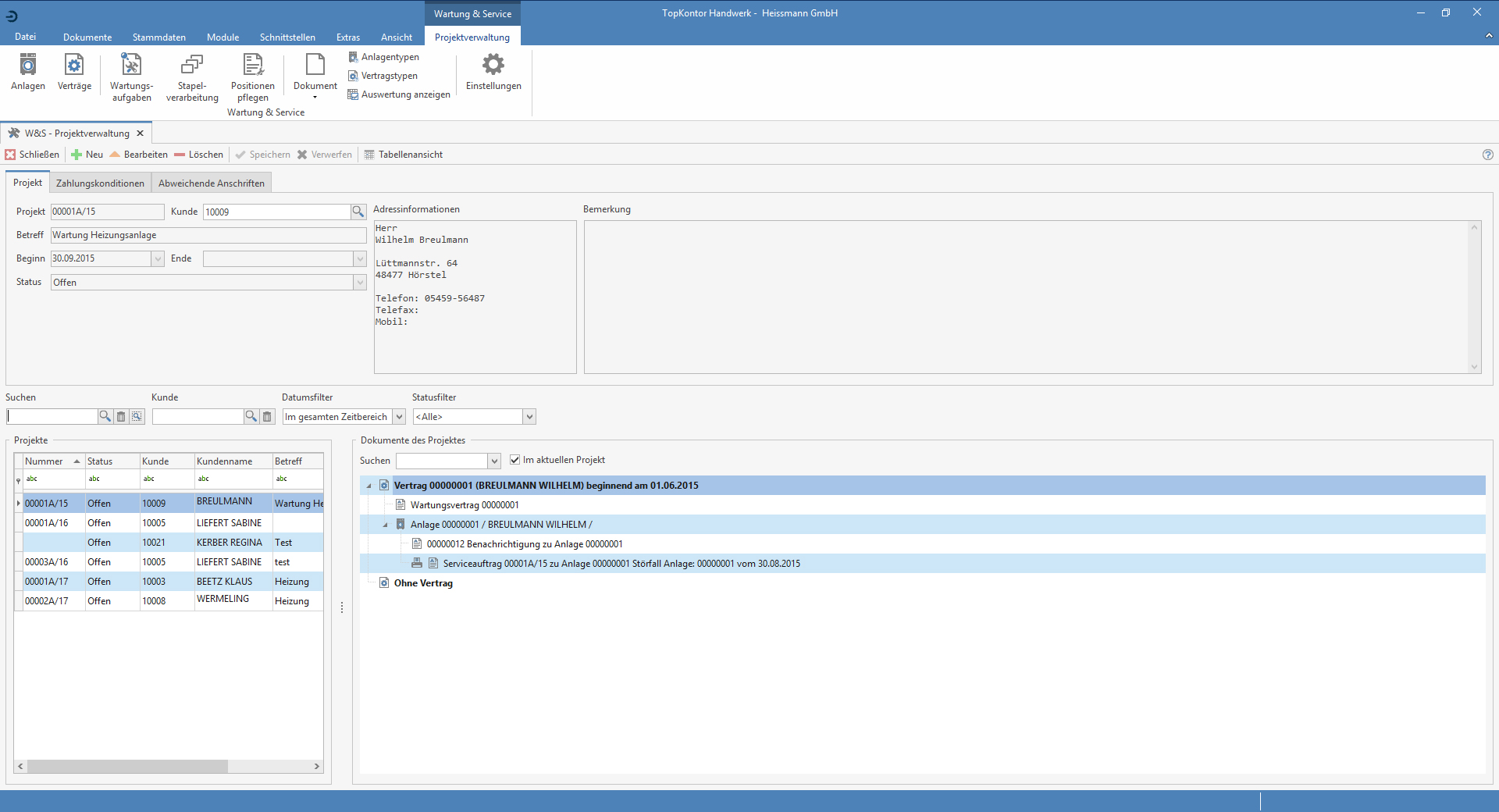 TopKontor Handwerk V6 - Wartung & Service